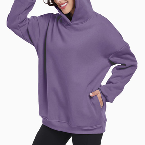 Sudadera con Capucha Oversize para Mujer, 100% Algodón de Alto Gramaje, Hombros Caídos, Cuello con Capucha para Invierno, Logotipo Personalizado en la Parte Delantera, 100% Poliéster - Product Image 3