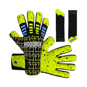 Gants de gardien de but Competition Pro : Latex de contact 4 mm, Coupe négative, Protections des doigts, Maille 3D, Logo personnalisé OEM, Équipement de football - Product Image 1