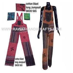 Mono Hippie de algodón con retazos bohemios de la mejor calidad para mujer, uso informal disponible a un precio asequible - Product Image 4