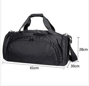 Premium Matte <b>Black</b> Sport Duffle Bag Large Capacity Waterproof Training <b>Holdall</b> with Padded Handle - Product Image 5