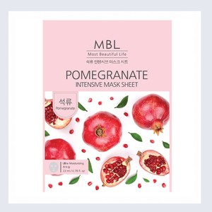 แผ่นมาส์กหน้า Embiel Pomegranate Intensive Mask Sheet 10 แผ่น มาส์กบำรุงผิวหน้า - Product Image 1
