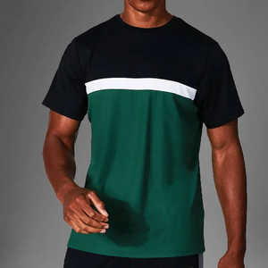 T-shirt pour homme, coupe classique, impression personnalisée, manches courtes, tee-shirt de sport, coton doux, polyester, streetwear décontracté - Product Image 1