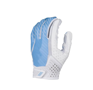 Service OEM, gants de football américain en tissu maillé personnalisés, rembourrage confortable, sensation de fraîcheur, gants d'entraînement pour équipe de football américain - Product Image 6