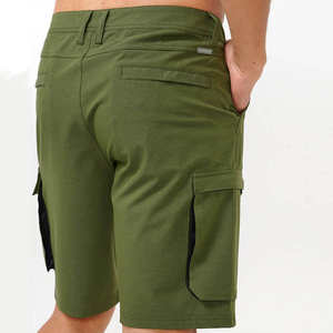 Pantalones Cortos Cargo de Verano para Hombre, 100% Algodón, Color Sólido, Elásticos, Personalizables, Estilo Urbano, Transpirables y de Secado Rápido, Nueva Llegada 2026 - Product Image 5