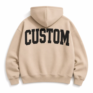 Custom Color Unisex Applique Streetwear Heavyweight Screen Printing & Embroidery Winter USA Cotton Women's Hoodies - Product Image 4