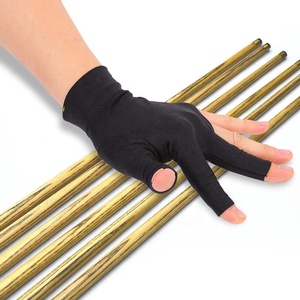 Wholesale Custom Billiards Sports Gloves Non Slip Pad 3 Fingers Pool Cue Shooting Snooker Shooters Gloves for Left or Right Hand - Product Image 1