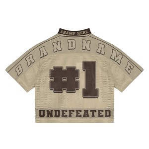 Camiseta Corta de Malla Champion Basic de la Marca State |   Camiseta Deportiva Vintage de Manga Corta y Corte Holgado |   Top Corto con Estampado Urbano - Product Image 4