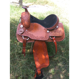Nueva Silla de Montar Occidental Artesanal de Alta Calidad para Caballos, de Cuero Genuino, para Trabajo en Rancho - Product Image 2