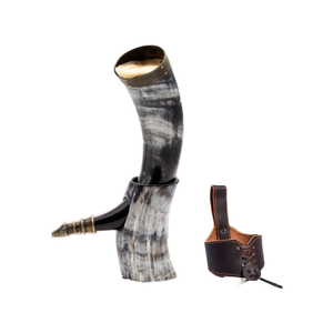 Accessoire de célébration de corne à boire Viking écologique élégant le plus vendu pour les rassemblements de vacances - Product Image 1