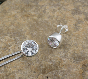 Pendientes de Plata de Ley 925 con Circonita Cúbica, Plateados en Plata de Lujo, Juego de Joyería para Mujer, Venta al por Mayor - Product Image 3