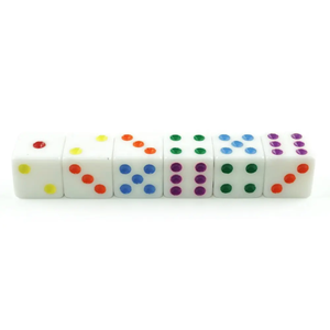 Solid Colour Square <b>dice</b> D6 16mm Right Angle Resin Bulk <b>Dice</b> Wholesale - Product Image 2