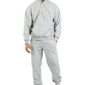 Chándales Casuales con Cremallera para Hombre, de Alta Calidad, Tallas Grandes, Logotipo Personalizado, Cintura Elástica, 100% Algodón, para Otoño - Product Image 4