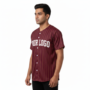 Customized Wholesale Men's <b>Baseball</b> Jersey Adults' Sports Wear Sets Heat-Transfer Printing High Cotton Solid Lightweight - Product Image 3