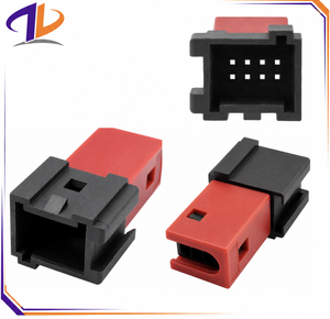 Connecteur de contact mâle en cuivre non scellé pour automobile, compatible PowerDrive PD-CN-08-00104 284869-1 PPI000811, 8 broches, noir, 0,64 mm, MQS - Product Image 1