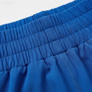 Shorts à volants bleus taille haute pour femme, style sportif, respirant, en polyester, pour l'été - Product Image 4