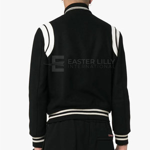 Chaquetas Letterman Personalizadas al por Mayor para Hombre, Chaquetas de Invierno Transpirables y Ligeras - Product Image 4