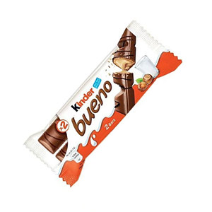 Barras de Chocolate Kinderr Bueno 43g al por Mayor con Relleno de Crema de Avellanas Suave, Sabor Original, Proveedor Mayorista, Envío Rápido - Product Image 1