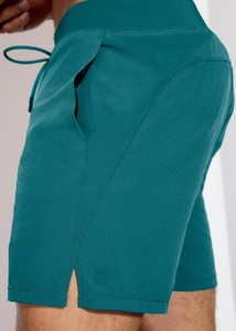 Premium Quality 100% Cotton Canvas Men Beach Trunks Board Shorts <b>High</b> Eco-Friendly Quick Dry Short <b>Knee</b> Length Zipper Fly - Product Image 3