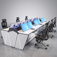 Console de Commande Ergonomique pour Centre de Contrôle de Sécurité - Fabricants de Mobilier de Bureau pour Opérateurs