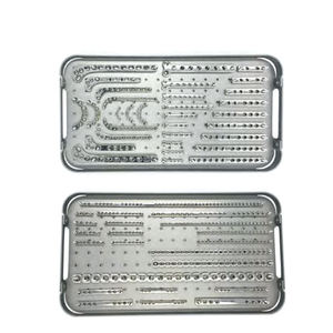 Kit d'instruments orthopédiques vétérinaires chirurgicaux médicaux professionnels pour plaques de fixation osseuse - Product Image 1
