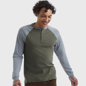 <b>Buttons</b> Henley Neck <b>T</b> <b>Shirts</b> New Custom Men's <b>Long</b> <b>Sleeve</b> Breathable Henley Collar Full <b>Sleeve</b> Slim Fit Casual Arrival Men - Product Image 1
