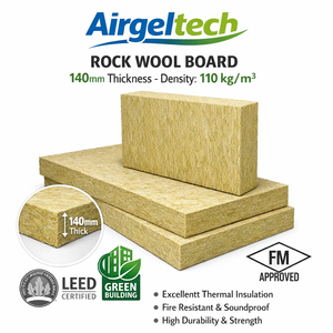 Panneau <span class=keywords><strong>de</strong></span> <span class=keywords><strong>laine</strong></span> <span class=keywords><strong>de</strong></span> roche 110 kg/m³ 140 mm - Isolation HPHT et Deep Sea pour équipement sous-marin - Product Image 1