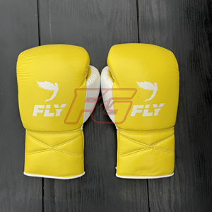 Guantes de Boxeo Profesionales de Alta Calidad, Cuero Genuino, Dedos Completos, con Cordones, para Entrenamiento y Sparring, Personalizables OEM, Ligeros, para Exteriores - Product Image 5
