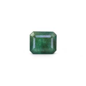 11.8 Carat Zambian Emerald Loose Gemstone Emerald Cut 8x10mm for Fine Jewelry - Product Image 1