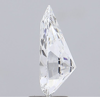IGI Sertifikalı 3.37 Karat Armut Kesim Parlak D Renk VVS1 Berraklıkta CVD Laboratuvarında Yetiştirilmiş Elmas ROYAL GEMS Mücevher Yapım Sertifikası