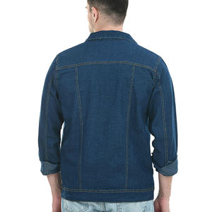 Outfitize International Custom Embroidery <b>Men</b> <b>Denim</b> <b>Jacket</b> Wholesale Streetwear Hip Hop Loose Fit Jean <b>Jacket</b> - Product Image 6