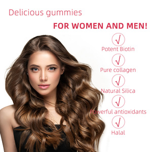 Oem biotin gummies עבור עור שיער ציפורניים תומכות ביוטין עור שיער ציפורניים צמיחה תוסף יופי - Product Image 4