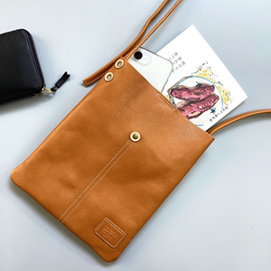<b>Black</b> Crossbody Shoulder <b>Bag</b> with Single Button Strap Minimalist Design for Daily Use - Product Image 3