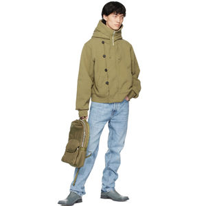 Sweat à capuche vintage en molleton 100 % coton épais, personnalisé OEM, pour homme, imprimé en sérigraphie, avec fermeture éclair et boutons, pour l'hiver, numérique - Product Image 2