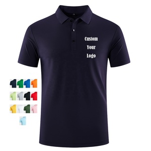 Camiseta deportiva de gimnasio de algodón 100% para hombre, camiseta de entrenamiento con cuello redondo cómoda Multicolor con logotipo personalizado, camiseta transpirable 180GSM, Polo de verano - Product Image 3