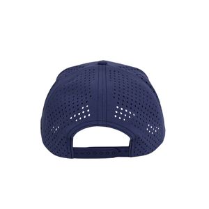 Casquette de golf imperméable à 5 panneaux avec logo personnalisé, respirante, avec trous découpés au laser, séchage rapide, casquette snapback pour hommes et femmes - Product Image 4