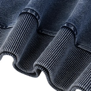 เสื้อสเวตเชิ้ตผ้าฝ้ายแท้ 100% หนัก 360 กรัม ทรงหลวม คอกลม ลายเกล็ดหิมะ แขนยาว สำหรับผู้ชาย - Product Image 3