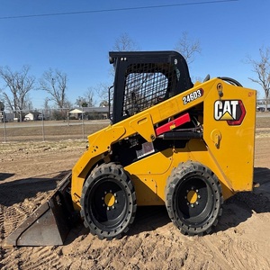 รถตักล้อยางแคตเตอร์พิลลาร์ Cat 246d3 มือสอง พร้อมห้องโดยสารที่สะดวกสบาย ขนาด 3 ตัน รถตักล้อยางขนาดเล็ก ขาย - Product Image 4