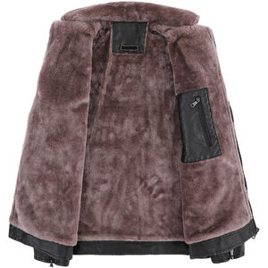 Chaqueta de piel de cocodrilo con estilo para hombre, chaqueta de cuero al por mayor, chaqueta de cuero genuino a medida para hombre, chaqueta de cuero con cuello alto. - Product Image 4