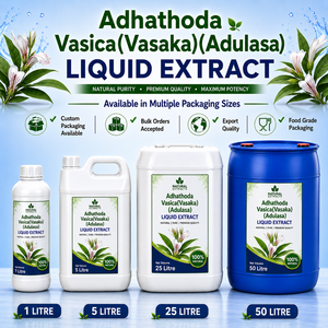Extractos Naturales, Extracto Líquido de Adhathoda Vasica, 100% Natural, Líquido Oral para Apoyo Inmunológico, 1L 5L 25L 50L - Product Image 1