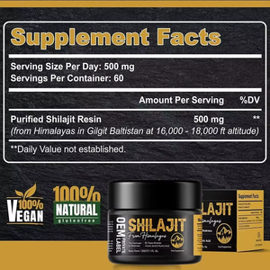 Resina de Shilajit Pura del Himalaya (Asphaltum Punjabianum) OEM/ODM con 82% de Ácido Fúlvico, Resina de Shilajit Probada en Laboratorio para Compradores Globales - Product Image 3