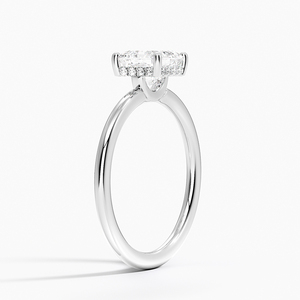 Anillo BOJ 086 con Corte Asscher, Plata 925, Halo de Diamantes, Anillo Solitario con Piedra de 2ct, Color D, VVS1, Moissanita, Certificado GRA, Precio Bajo - Product Image 2