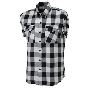 Chemise en flanelle décontractée sans manches pour homme, de qualité supérieure, respirante, anti-rides, séchage rapide, printemps automne adulte - Product Image 3