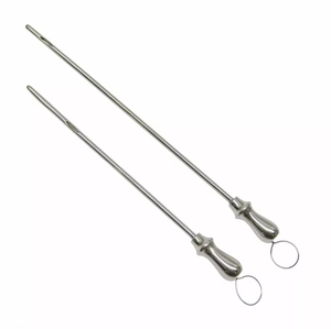 Seringue d'extraction manuelle de tumeurs en acier inoxydable de haute qualité, réutilisable, instrument chirurgical vétérinaire certifié CE Classe I - Product Image 5