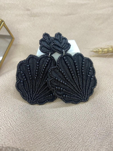 Premium Quality Best Selling Stylish Buddhism Style Beaded Hand Embroidered Cotton Lightweight <b>Earrings</b> with Metal Fittings <b>Back</b> - Product Image 4