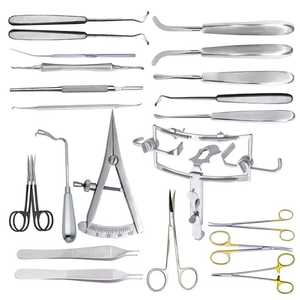 Kit manuel ORL en acier inoxydable 22 pièces, ensemble pour lèvre fendue et palais fendu, écarteur buccal, instrument complet de chirurgie plastique, garantie 2 ans par Dentavex - Product Image 4