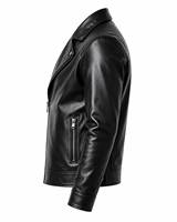 Zacht aanvoelende leren jas heren premium casual buitenkleding comfortabele constructie elegante leren jas fabrikant