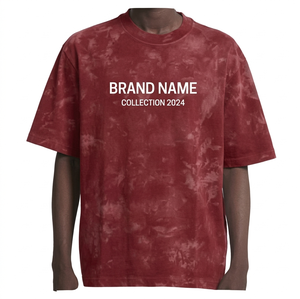 Camiseta Casual de Manga Corta con Cuello Redondo de Algodón para Hombre, Tela Suave y Cómoda, Lista para Impresión Personalizada, Venta al por Mayor - Product Image 4