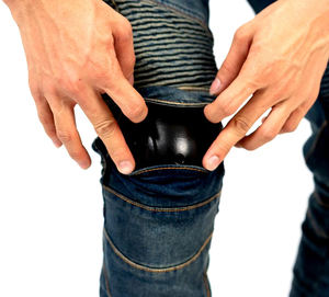 Pantalones de Motocicleta con Protección CE, Resistentes al Viento, Transpirables, Tallas Grandes, para Hombre, con Protecciones en Rodillas y Cadera, para Motocross - Product Image 5