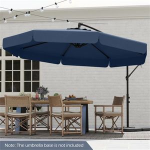 <b>Navy</b> 10 Feet Patio Cantilever Umbrella Stylish Outdoor Furniture <b>Accessory</b> - Product Image 2