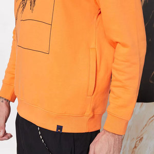 Sweat-shirt en coton décontracté pour homme avec finition lisse, idéal pour le style quotidien et les activités de plein air - Product Image 6